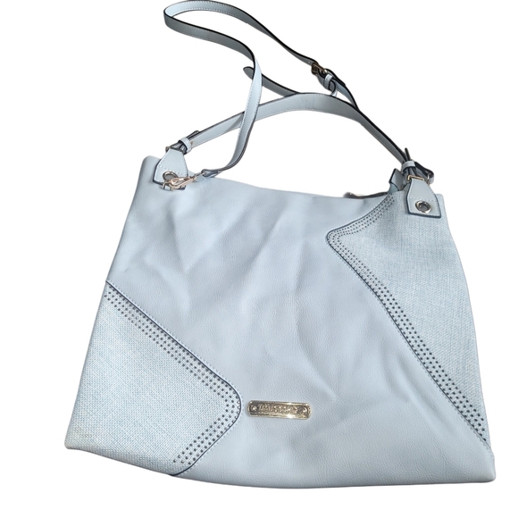 Manocchio Baby Blue Purse - Picture 1 of 12